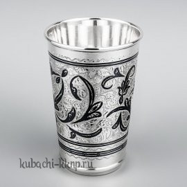 Добротный серебряный стакан - СТ120