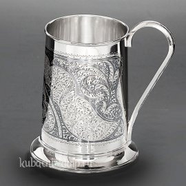 Кружка пивная с красивым узором, 540 мл - кр026