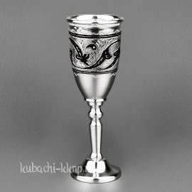 Высокая рюмка из серебра  - Р00050