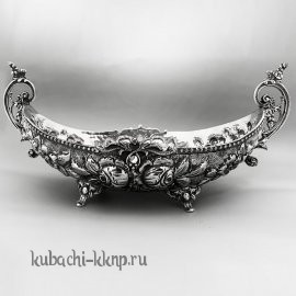 Серебряная винтажная конфетница - КФ205