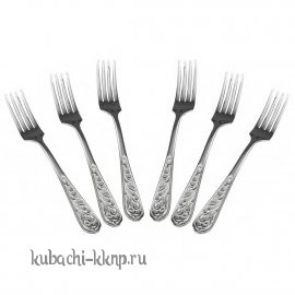Набор серебряных столовых вилок 925 пробы 