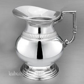 Большая серебряный молочник - М021