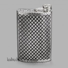 Фляжка из серебра с откидной крышкой 