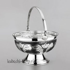 Серебряная конфетница 