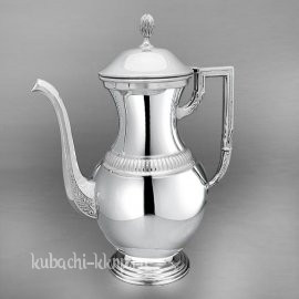 Большой  классический серебряный чайник - ЧН052