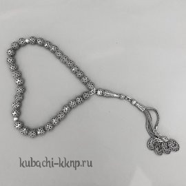 Серебряные четки(33шт) - ЧЁТ07