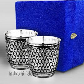 Набор серебряных стаканов 