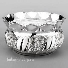 Серебряная конфетница «Ромашка» - кф170