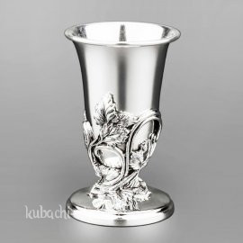 Серебряная стопка с виноградной ножкой - стп0015