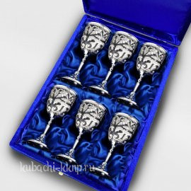 Набор из шести фужеров для вина - ф089-6