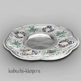 Эксклюзивное блюдо из серебра - ТРК012
