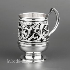 Серебряная кружка «Кубачи» - кр045