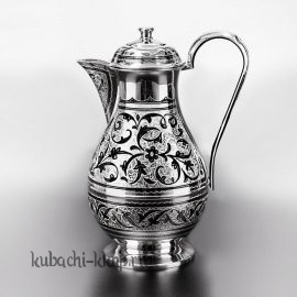 Кубачинский кувшин для воды серебряный - кв00035