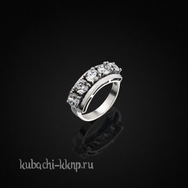 Дорожка серебряная с фианитами Эсмеральда - Ag-к11