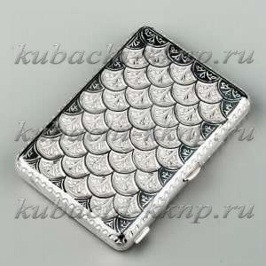 Серебряный портсигар 