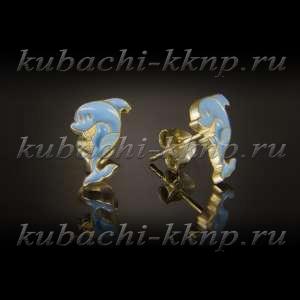 Детские серебряные пусеты 