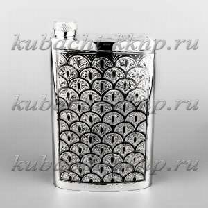 Серебряная фляга «Арка» - фл044
