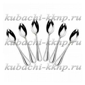 Набор чайных ложек из серебра 925 пробы 