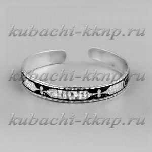 Тоненький серебряный браслет на руку - БР15 Тоненький серебряный браслет на руку - БР15