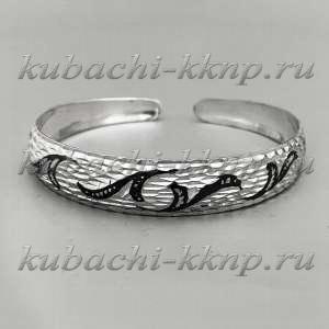 Тонкий серебряный браслет  Тонкий серебряный браслет