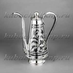 Серебряный кофейник - кфн003 Серебряный кофейник - кфн003