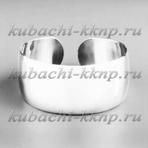 Серебряный браслет без рисунка 