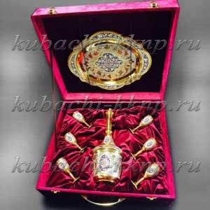 Оригинальный серебряный водочный набор  - вс01