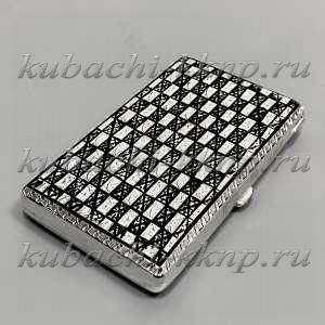 Серебряный портсигар (Ag 875) - ПДС061