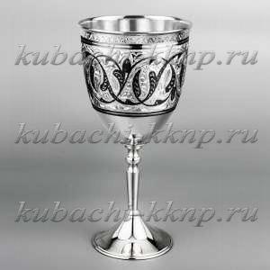 Серебряный бокал для вина или воды - БК31