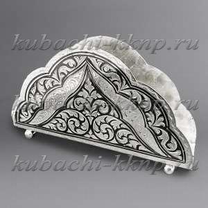 Серебряная салфетница 