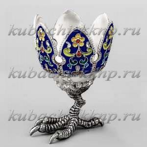 Подставка под яйцо (пашотница) с цветной эмалью - пш022
