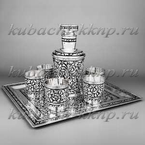 Набор для виски из серебра - вс006