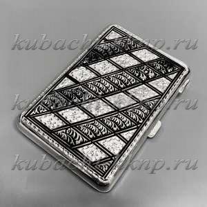 Серебряный портсигар 