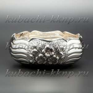 Серебряная ваза для конфет - кф0027