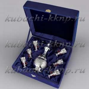 Серебряный водочный набор на шестерых  Серебряный водочный набор на шестерых