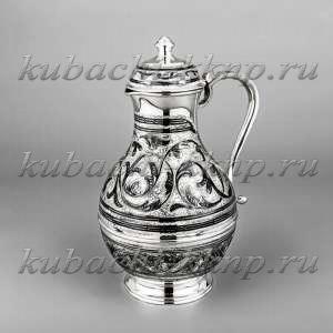Серебряный кувшин «Кубачи» - кв113