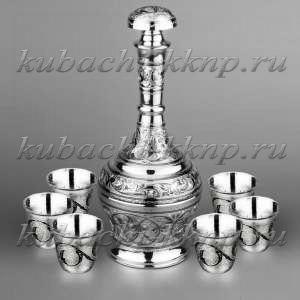 Набор для водки, виски или коньяка из серебра  Набор для водки, виски или коньяка из серебра