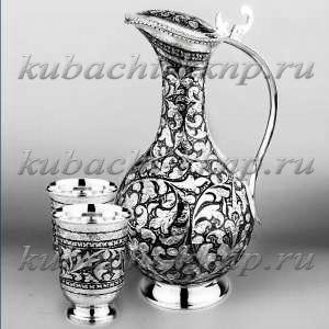 Набор для воды или вина з серебра 