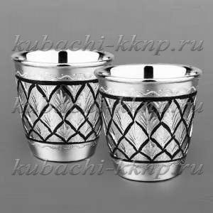 Набор серебряных стопок для водки  Набор серебряных стопок для водки