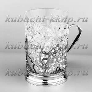 Серебрянный подстаканник - пд024