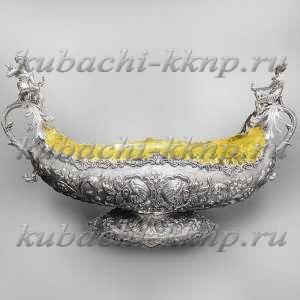 Серебряная ваза для фруктов 