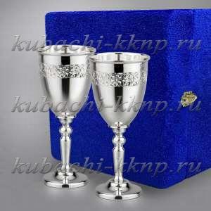 набор серебряных рюмок без чернения - р00048-2
