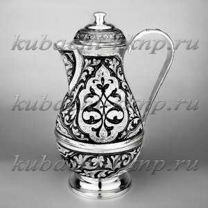 Небольшой серебряный графин для воды 