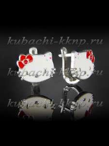 Детские серебряные серьги 