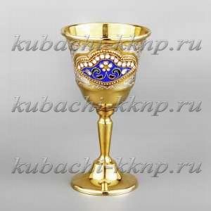 Рюмка с позолотой - р043