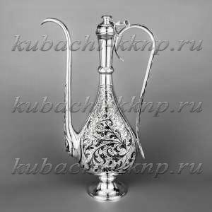 Серебряный графин как торжественный подарок на свадьбу - гр040