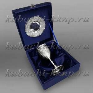 Большой серебряный набор для кидуша 