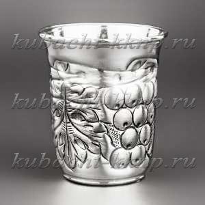 Серебряная стопка с виноградом - СТП068
