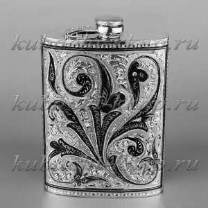 Серебряная фляжка 