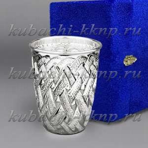 Серебряный стакан 925 пробы 